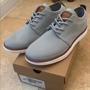 New in Box Bruno Marc Men's Breathable Mesh Oxford Sneakers in Grey Size 7.5